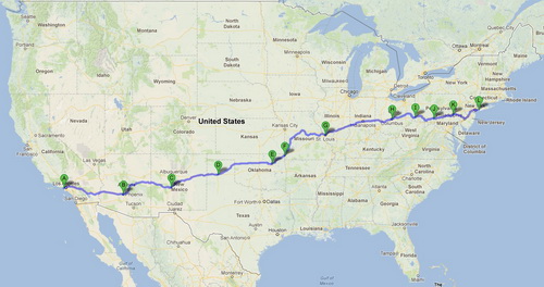 Roll With Me Route Map