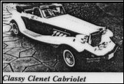 The <em>Robb Report</em> discusses Alfred DiMora taking the wheel of the new Clenet Coachworks in its May 1985 issue.