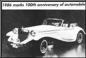 <em>Arizona Republic</em> talks about Clenet bringing nostalgia back to the auto industry in March 1986.