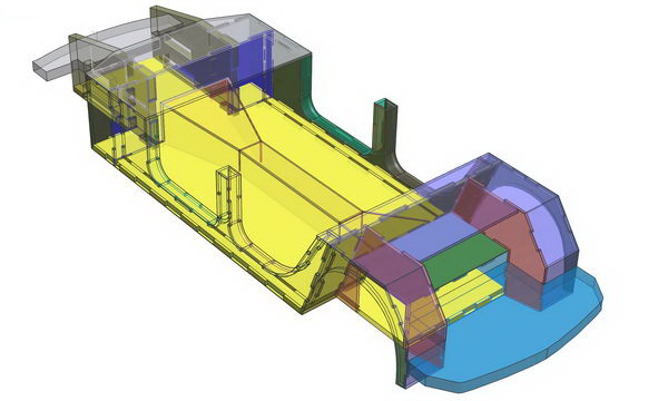 Chassis tabing